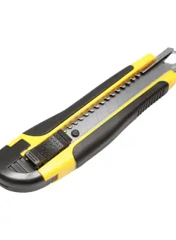 Cutit Cutter Profesiona,l Galben-Negru, cu Maner Anti-Alunecare si Functie Blocare 165mm, Breckner Germany