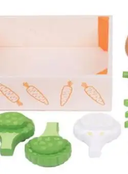 Cutiuta cu legume din lemn BigJigs