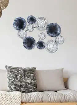 Decoratiune de perete Metal Charm, Multicolor, 50x1x82 cm