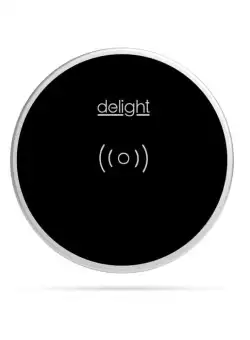 Delight - Statie de incarcare fara fir, incorporabila - negru - max 1,1 A
