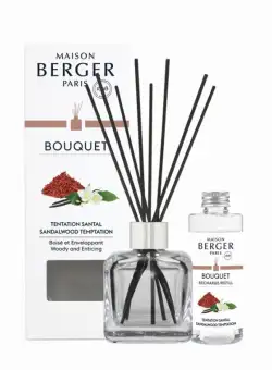 Difuzor parfum camera Maison Berger Ice Cube Bouquet Sandalwood Temptation 125ml