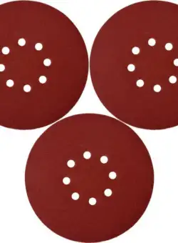 Disc abraziv cu velcro YATO 8 gauri 180mm set 3 buc