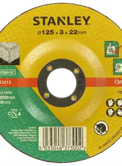 Disc abraziv Stanley STA32080 piatra/ciment 125 x 22 x 3.2 mm