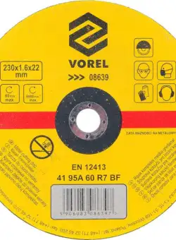 DISC DEBITAT METALE 230X1,6X22 MM VOREL