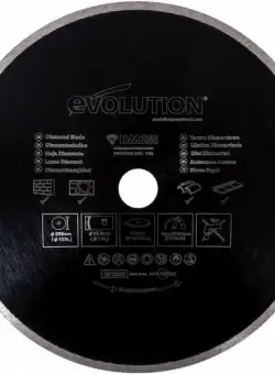 Disc pentru fierastrau circular, taiere marmura, piatra Evolution RAGEBLADE210DIAMOND-4831, O210x25.4 mm