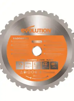 Disc pentru fierastrau circular, taiere multifunctionala Evolution RAGEBLADE185MULTI-9883, O185 x 20 mm, 20 dinti