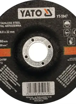 Disc slefuire inox YATO rectificare 125 x 6.8 mm