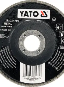 DISCURI LAMELARE 125MM P120 YATO