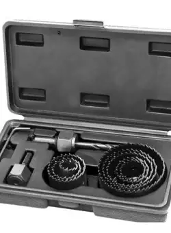 Dispozitiv ajustabil de gaurit gips-carton Wert 2521, O22-64 mm, 11 piese