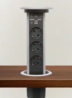 Distribuitor 3 prize camuflat in mobilier, cu actionare motorizata