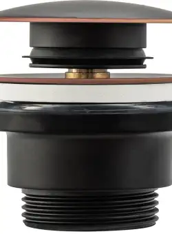 Dop pentru lavoar universal klik-klak Rea Old Black