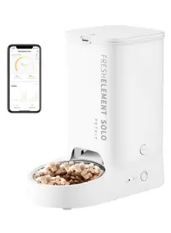 Dozator automat mancare pisici PETKIT Fresh Element Solo - Smart Pet Feeder, White