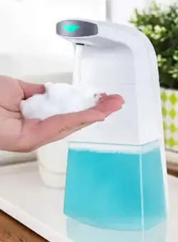 Dozator de sapun spuma, cu senzor de miscare