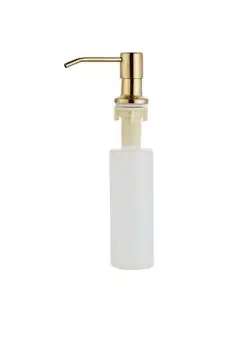 Dozator Incorporabil Techstar® Auriu, Pentru Chiuveta, Sapun, Detergent, 300ml