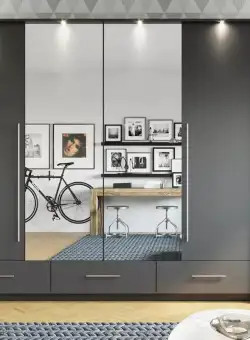 Dressing Venera 2 gri 255 cm/221 h/ 67 cm adancime