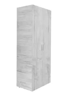 Dulap ALMA 2 usi, 5 rafturi, pin antichizat, 80x52x203 cm