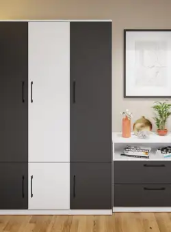 Dulap Benjamin Gri / Alb – C124/05