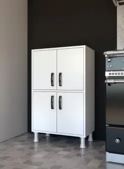 Dulap Bucatarie Venus cu 4 usi, Alb, 63 x 101 x 36 cm