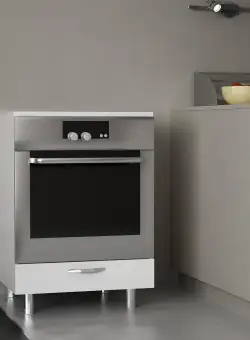 Dulap de bucătărie Night, Alb, 60x85x57 cm