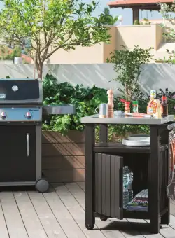 Dulap depozitare terasa maro Keter Unity 93 L