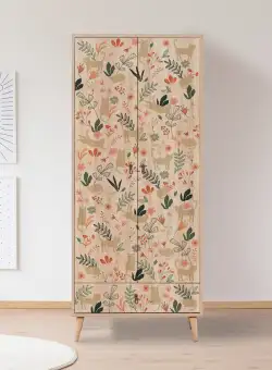 Dulap Haine City Gardrop Cat 1, Multicolor, 190x45x100 cm