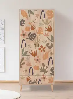 Dulap Haine City Gardrop Cat 2, Multicolor, 190x45x100 cm