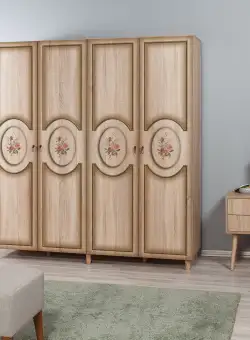 Dulap Haine Imaj 5, Stejar, 192x52x180 cm