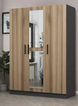 Dulap Haine Kale - 2262, Stejar, 135x210x52 cm