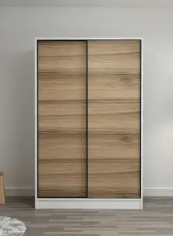 Dulap Haine Kale Oak - 2311, Alb, 120x210x52 cm