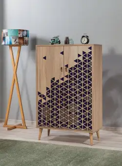 DULAP MULTIFUNCTIONAL Multibox -Multi Purpose Cabinet 4, Stejar Sonoma, 127x36x80 cm