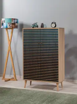 DULAP MULTIFUNCTIONAL Multibox -Multi Purpose Cabinet 8, Stejar Sonoma, 127x36x80 cm