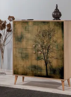 DULAP MULTIFUNCTIONAL Multilüx Multi Purpose Cabinet 7, Stejar Sonoma, 111x36x95 cm