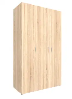 Dulap Nero, 3 Usi, Stejar Sonoma, 120 x 52 x 200 cm