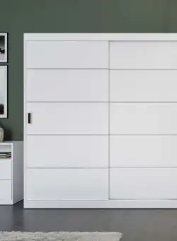 Dulap Nordis 184 usi albe