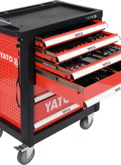 Dulap scule YATO echipat, 185 piese