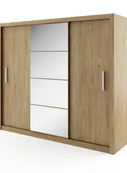 Dulap Thea Cu 3 Usi, Stejar Shetland, 250 Cm