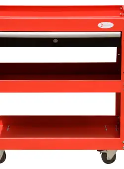 Durhand Cărucior pentru Scule Atelier, Organizator Mobil, Roșu, 70x35x75.5 cm | Aosom Romania