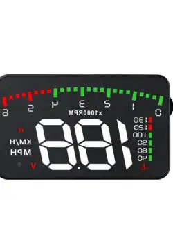 Ecran HUD Techstar® Head-Up Display, Proiector Parbriz, Afisare Multiple Informatii, Conexiune OBD2