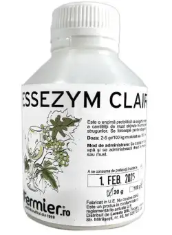 Enzime Essezym Clair 20 gr (pentru struguri albi, creste cantitatea de must obtinuta prin macerare)