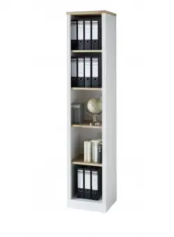 Etajera Jasmin 5 Nise, Alb Natur, 43 Cm