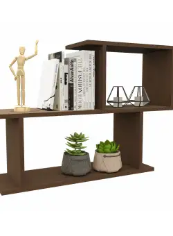 Etajera Rico V2, Wenge, L 100 x l 25 x H 65 cm
