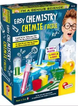 Experimentele micului geniu Lisciani Chimie distractiva LEX48977, 8+ ani (Multicolor)