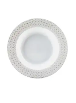 Farfurie adanca portelan Ionia Harmony 23 cm model bej