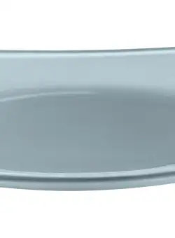 Farfurie desert sticla Bormioli Eclissi albastra 18 cm