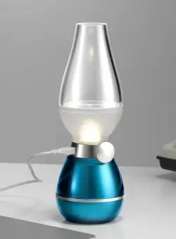 Felinar LED cu aspect retro si stingere prin suflare