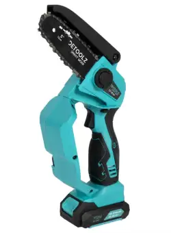 Fierastrau 110mm cu lant si acumulator 18V 2Ah DETOOLZ