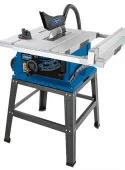 Fierastrau circular cu masa pentru taieri inclinate HS105 Scheppach 5901308901, 2000 W, O255 mm