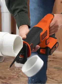 Fierastrau Tip Sabie Black+Decker BDCR18M1Cu Acumulator 18 V 1.5 Ah Lama 140 mm