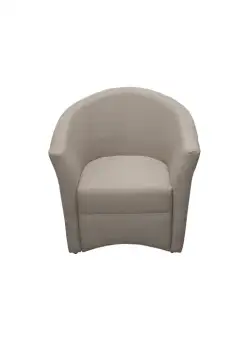 Fotoliu CAFENEA, stofa bej, 73x64x78 cm