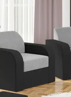 Fotoliu Mini Gri Deschis / Gri Antracit